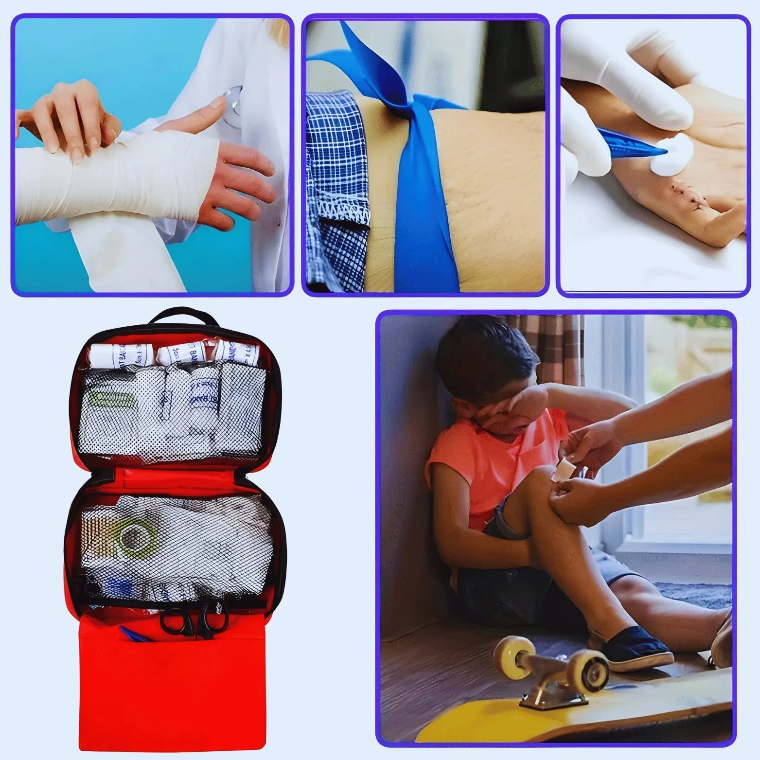 🚑 184pcs First Aid Kit - Portable & Comprehensive Emergency Medical Supplies 🌟