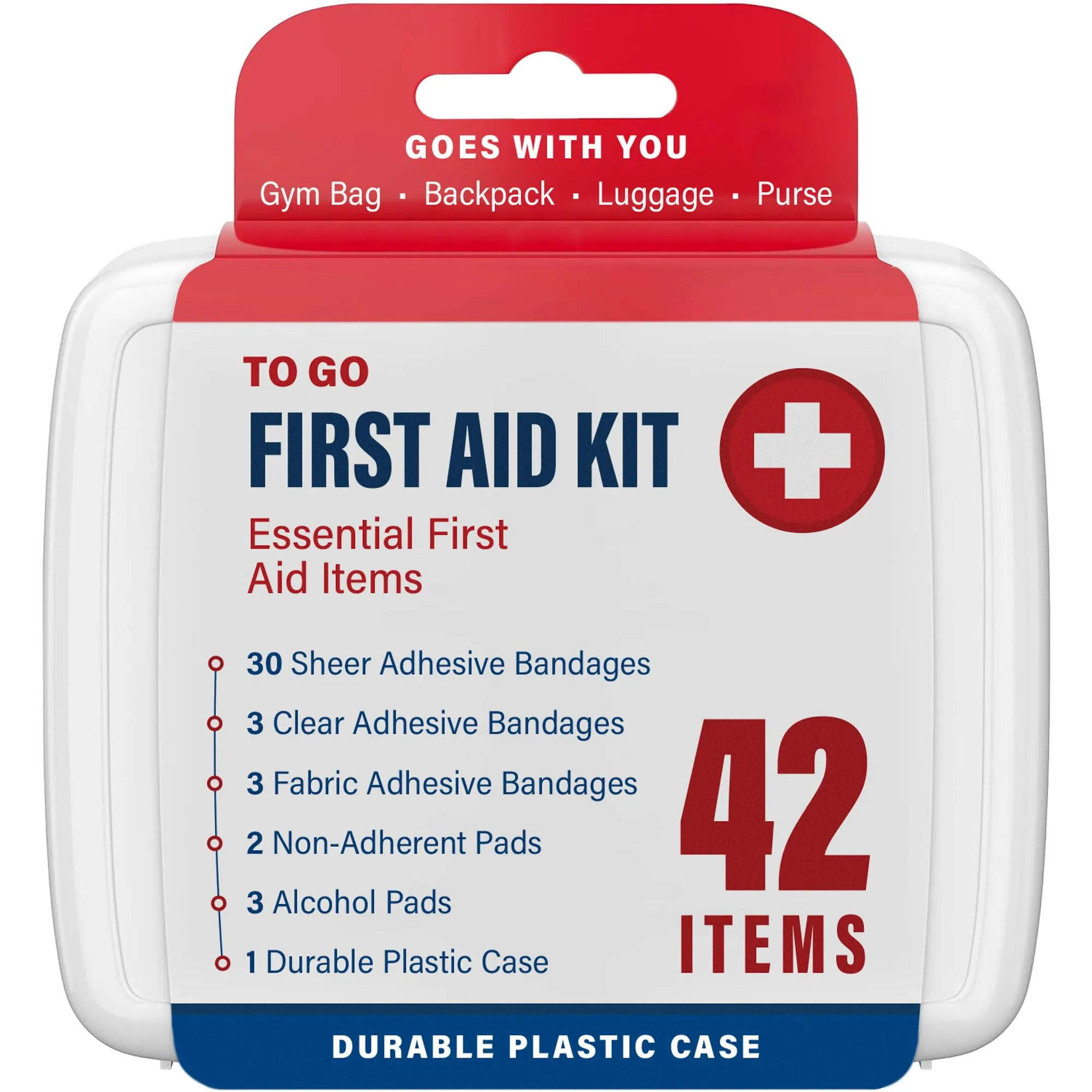 500 Piece Mini First Aid Kit for Home, Car, Office, Outdoors, Travel Size Small First Aid Kits with Adhesive Bandages and Pads - Bulk First Aid Supplies in Compact & Lightweight Case (12 Pack) 500 Pieces [12 Pack]