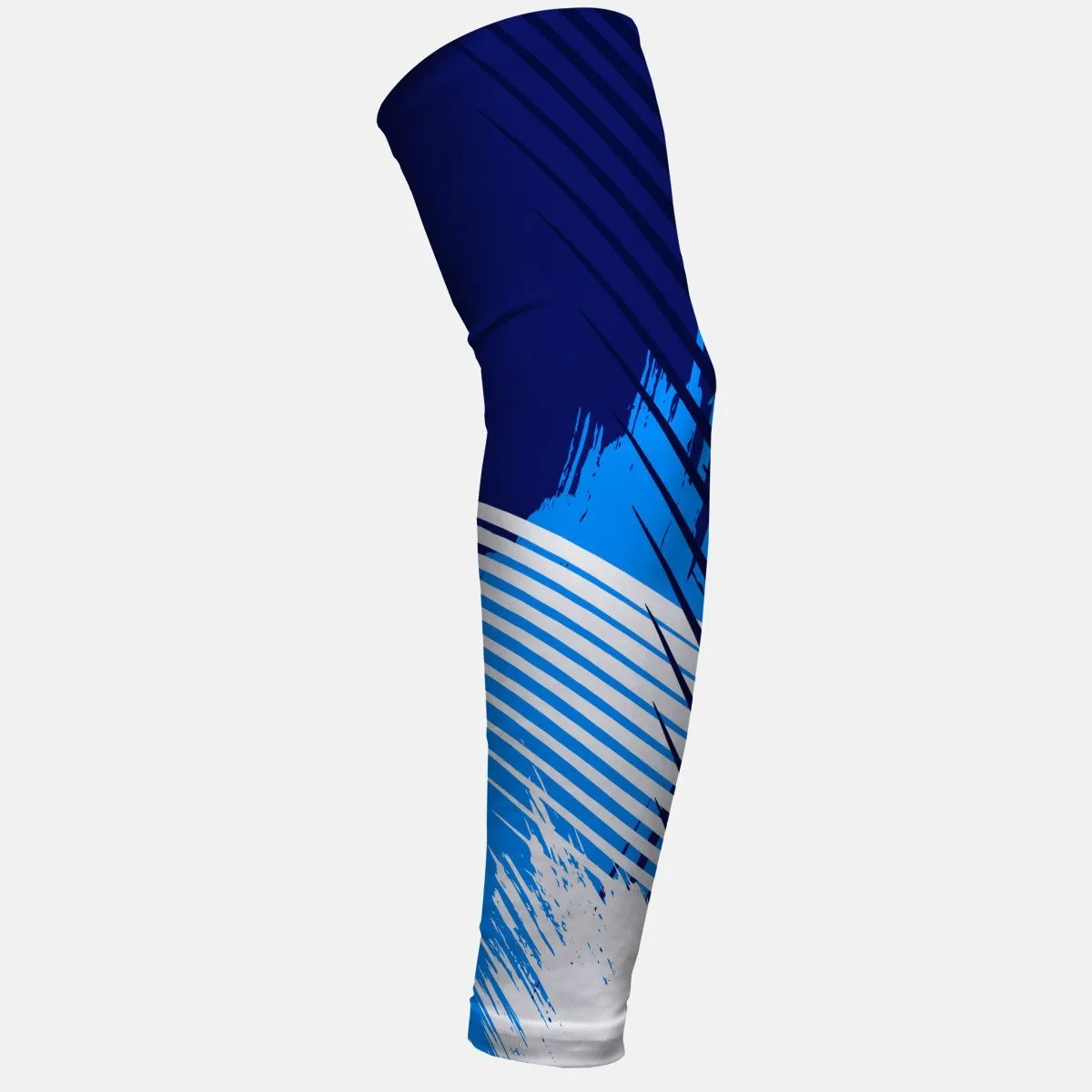 Aerial blue and navy arm sleeve