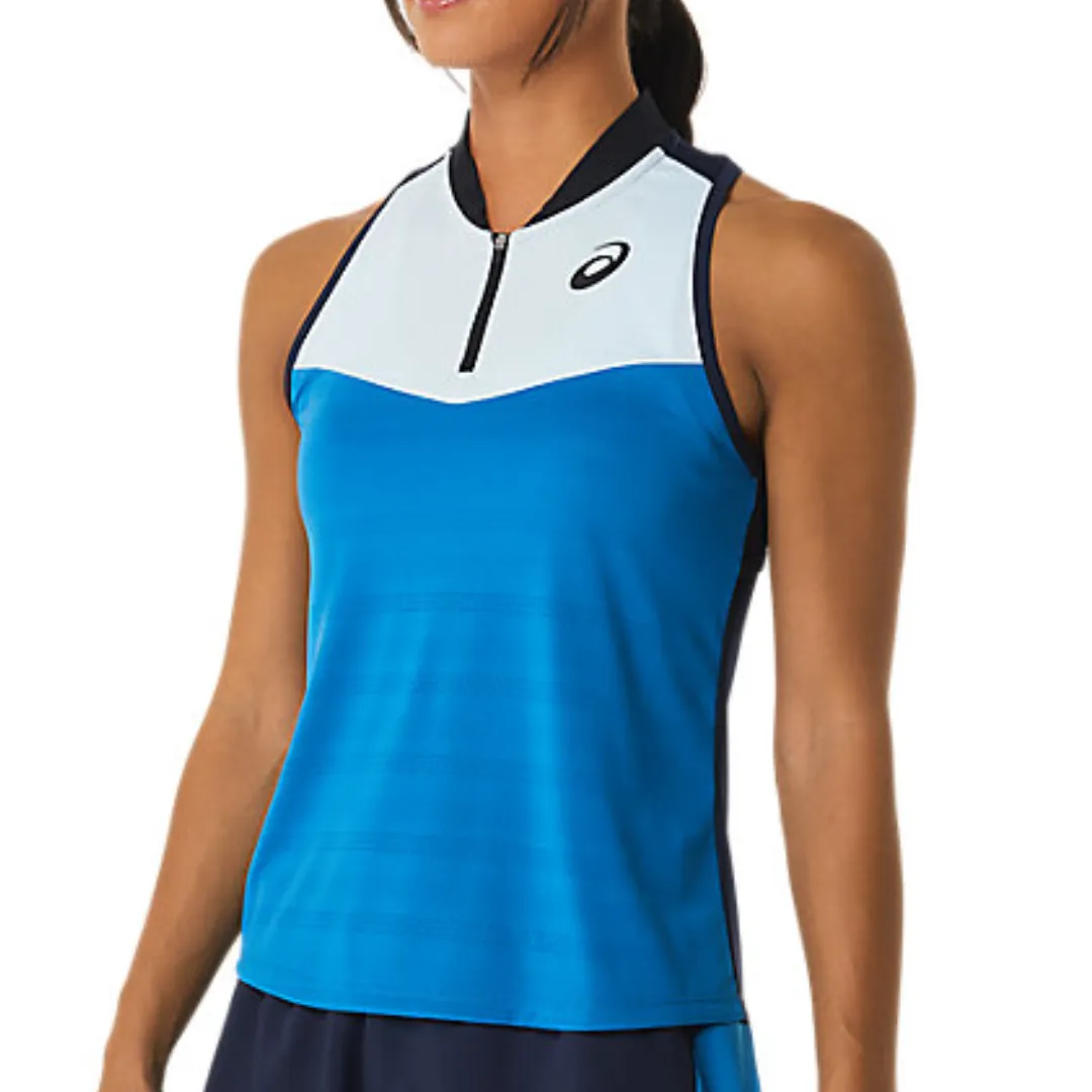 Asics Women Match Tank - Sky/Reborn Blue