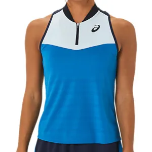 Asics Women Match Tank - Sky/Reborn Blue