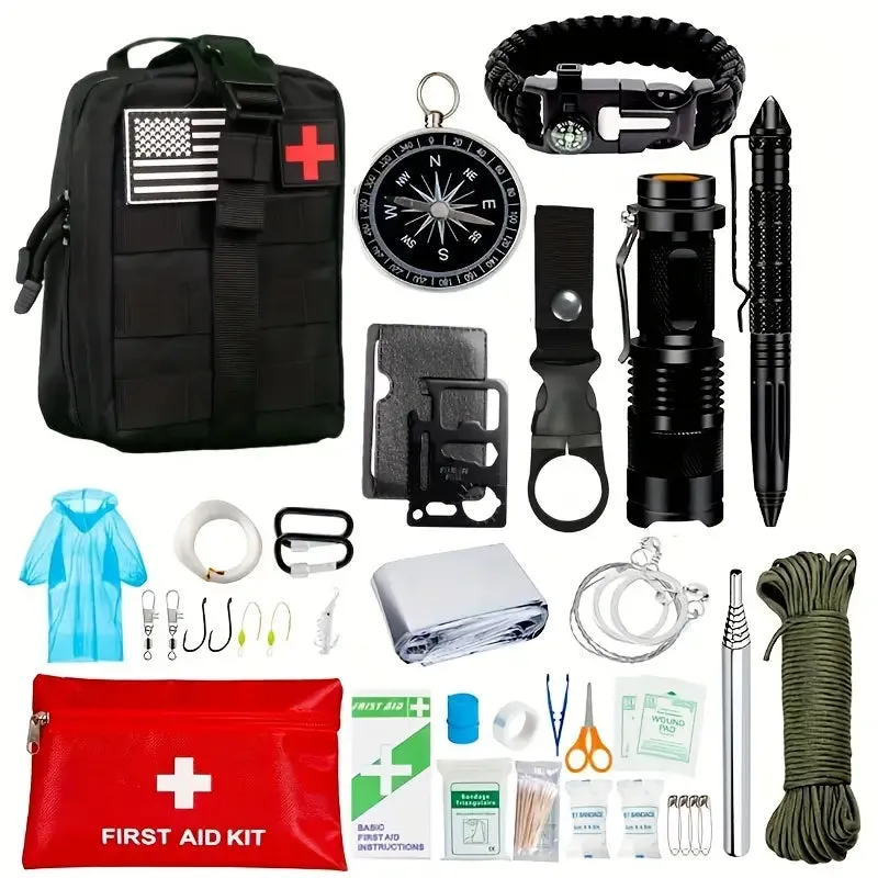 Bag 38-In-1 Survival and First Aid Kit