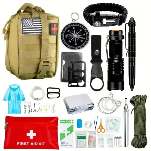 Bag 38-In-1 Survival and First Aid Kit