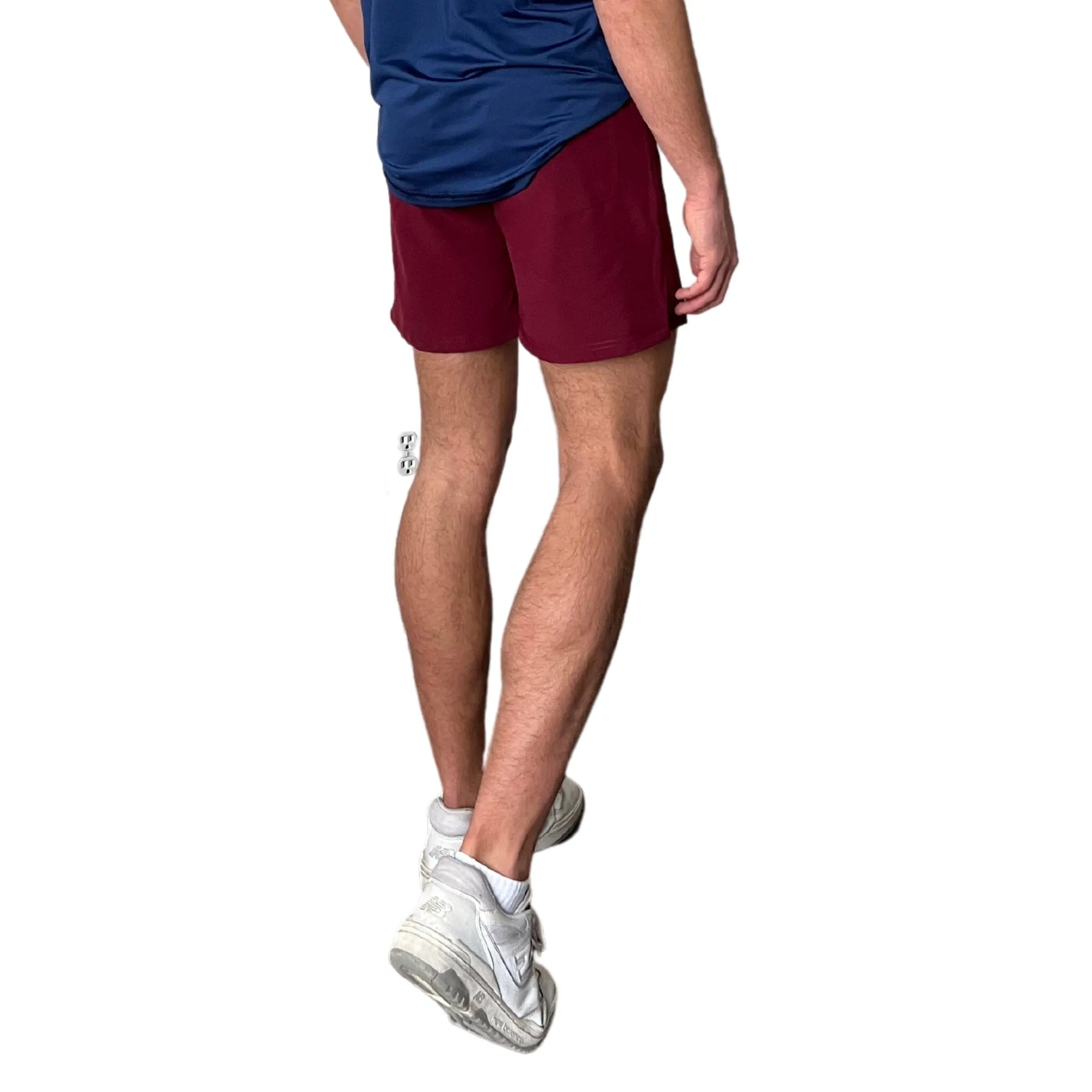 BRUCE BOLT 5" SHORT W/ LINER - MAROON