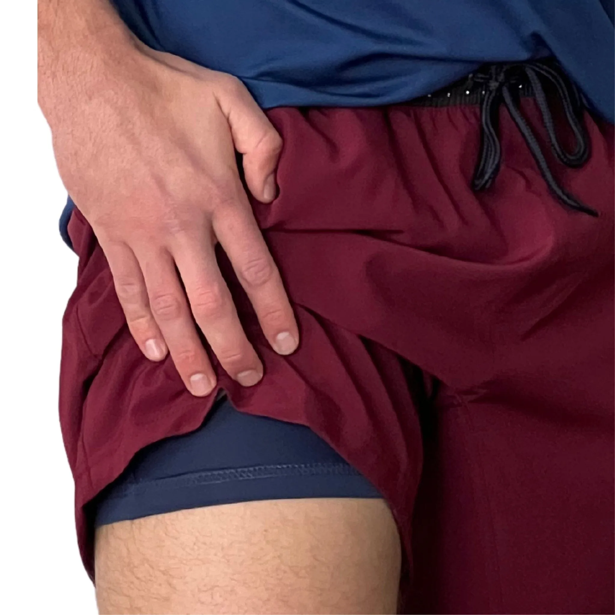 BRUCE BOLT 5" SHORT W/ LINER - MAROON