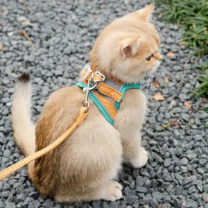 Cat Leash and Harness Vest Set
