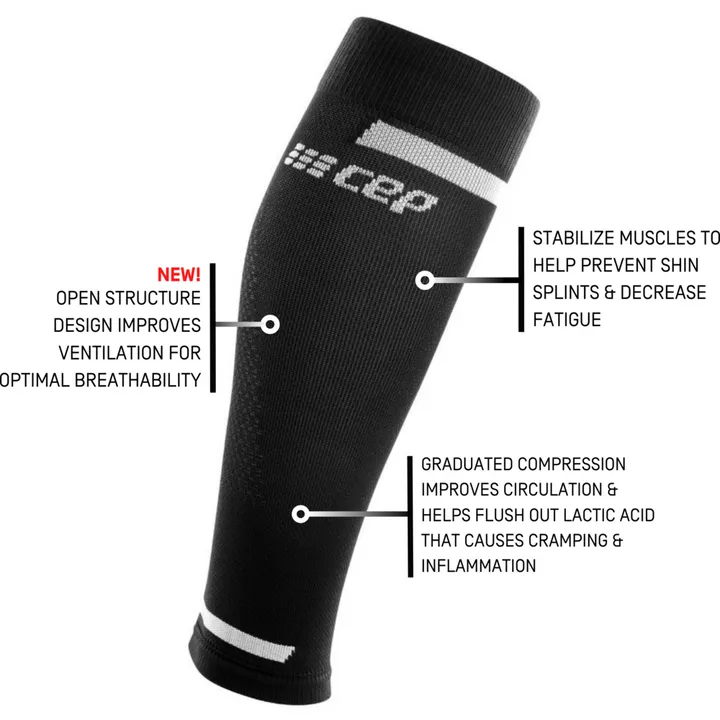 CEP The Run Compression Calf Sleeves 4.0 - Women - Black