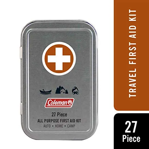 Coleman: 27 Piece All Purpose Mini First Aid Kit - for Auto, Home & Camping
