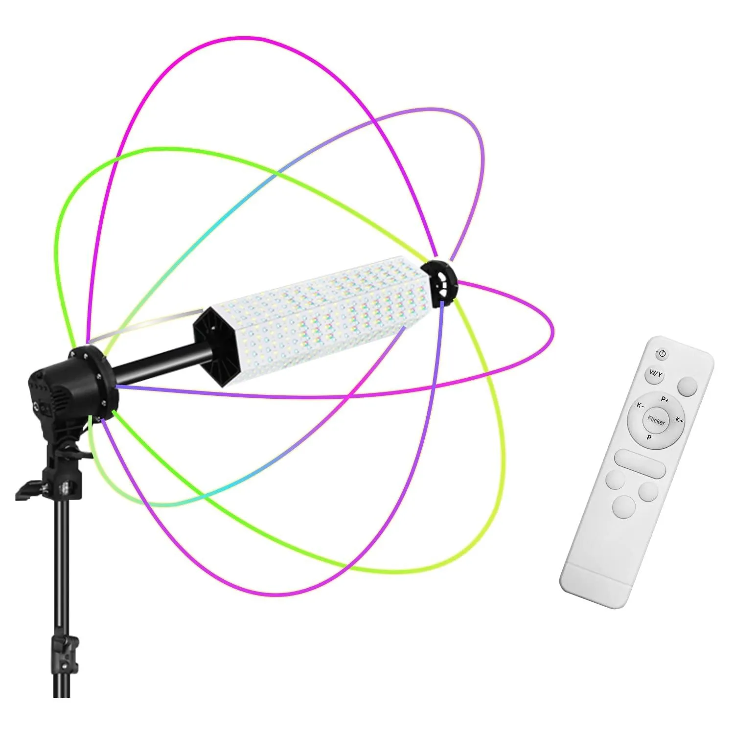 Digitek (DCL-150WB RGB) with Lantern Softbox Continuous LED Photo/Video Light Suitable for All Kinds of Small Production Photography / Power Saving & Environment Protection