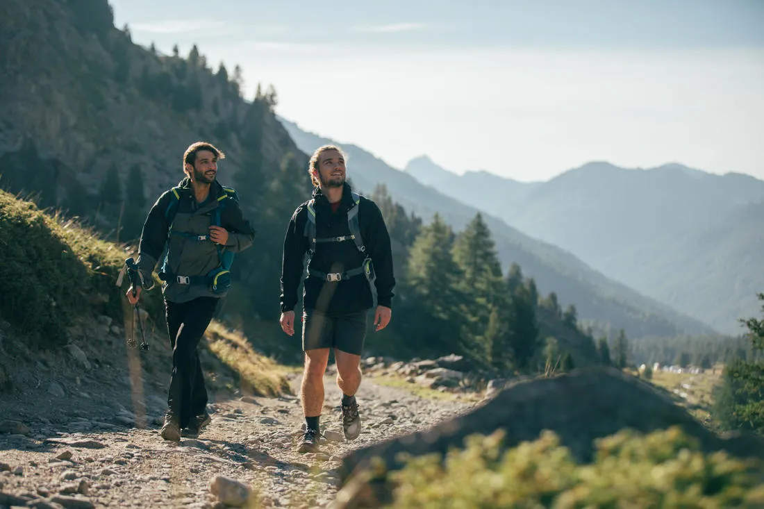 Men's Waterproof Hiking Jacket - MH100