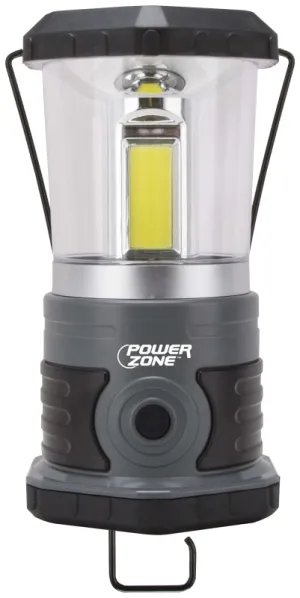 PowerZone 63992 Portable Lantern, D Battery, D Battery, LED Lamp, 1250 Lumens, 25 m Beam Distance, 40 hrs Run Time :EA: QUANTITY: 1