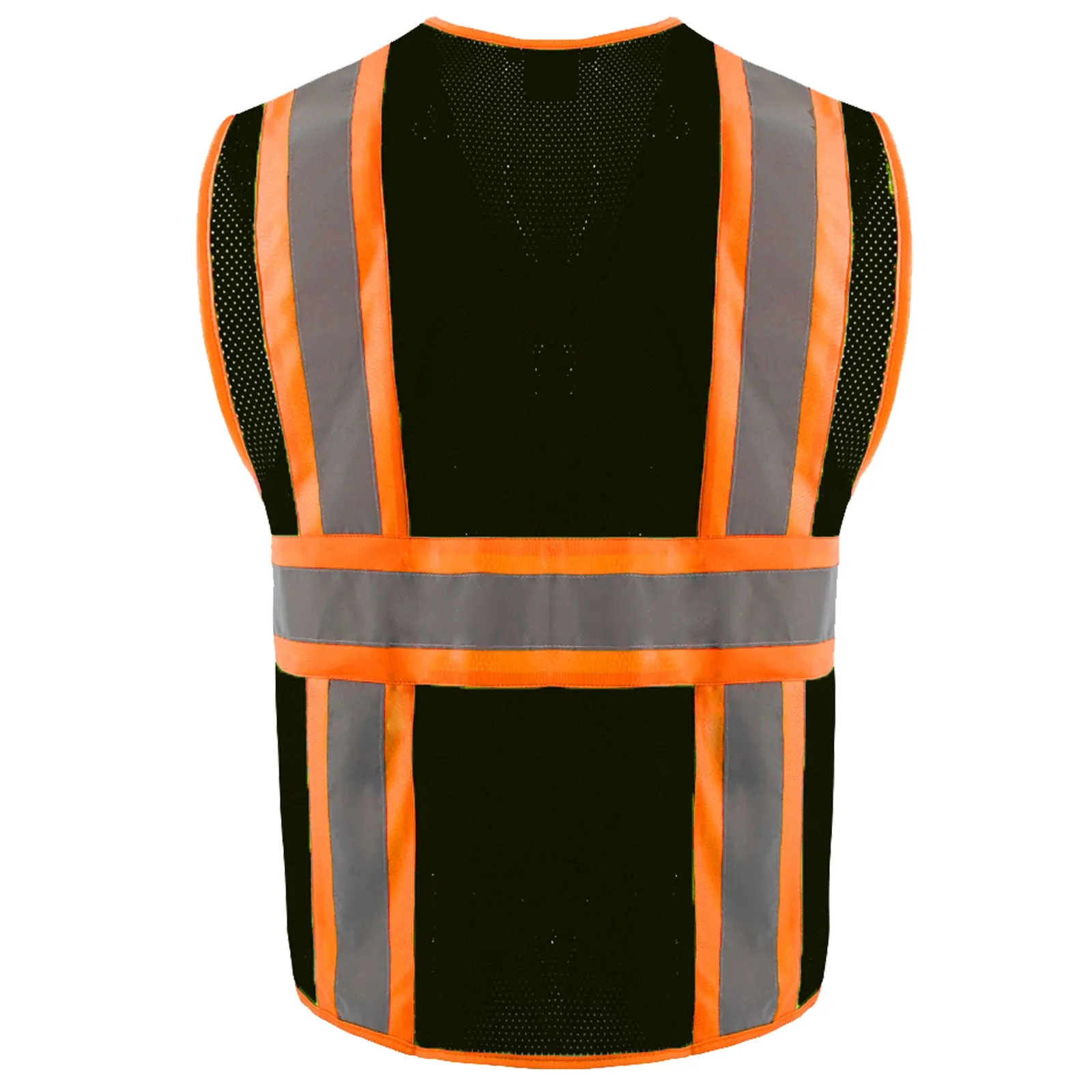 SMASYS Mesh Two-Tone Hi Vis Construction Safety Vest for Men Women(LBV-4058)