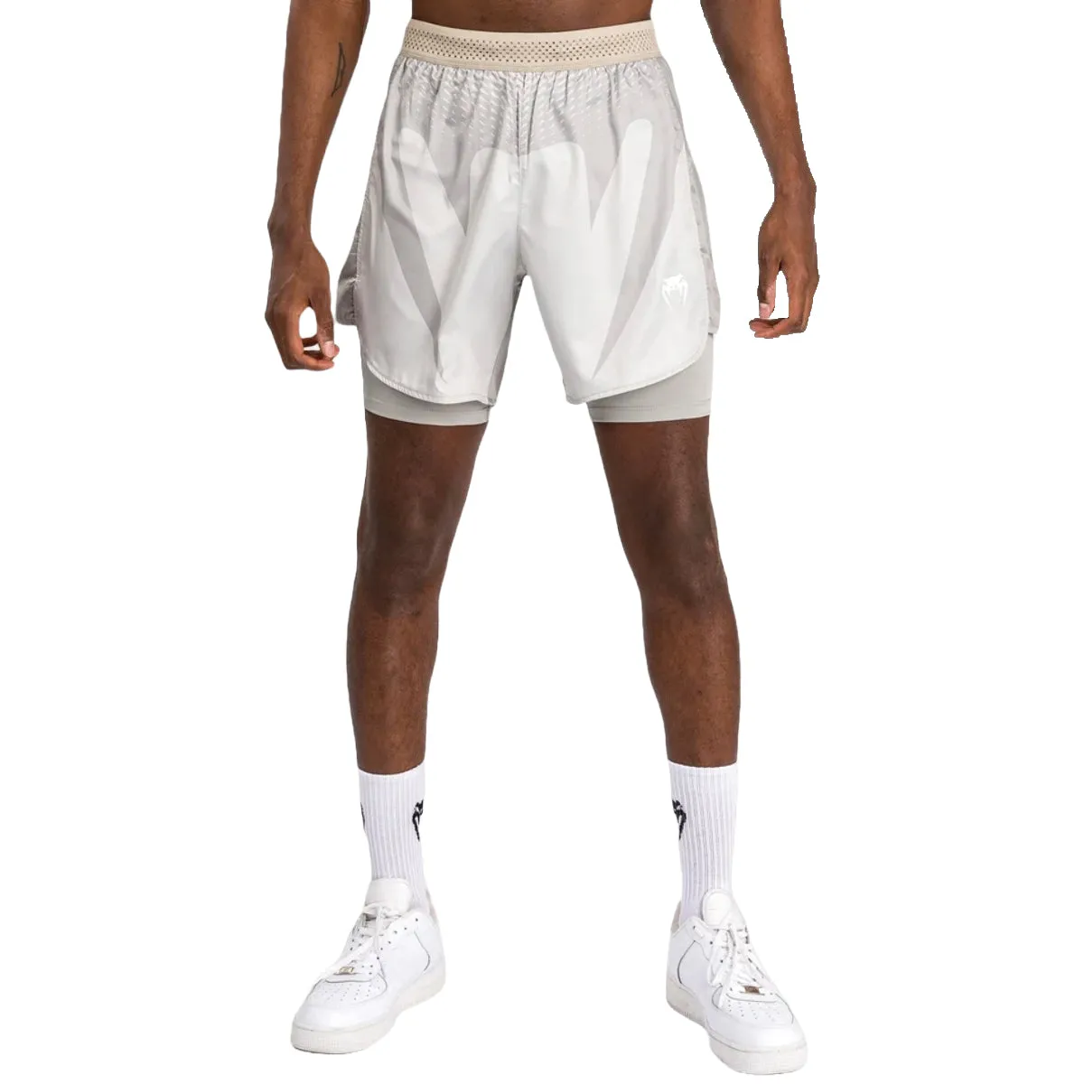 Venum Attack Fight Shorts Sand
