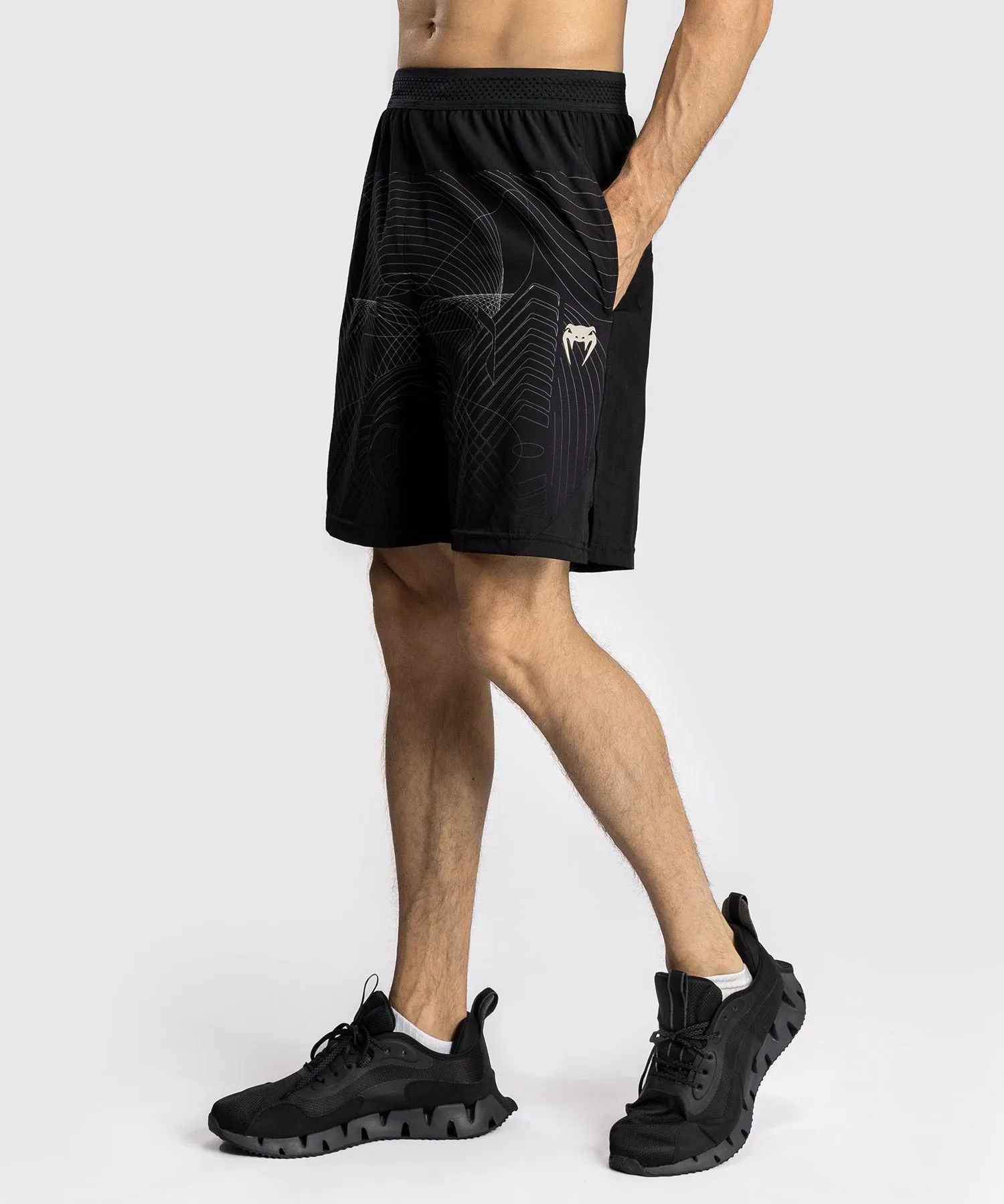 Venum G-Fit Air Men's Training Shorts - Deep Black/Desert Sand