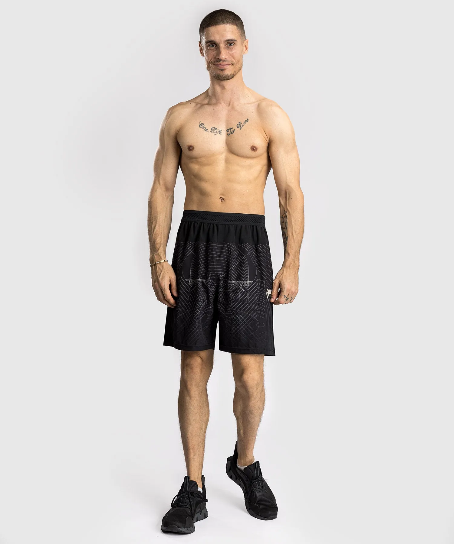 Venum G-Fit Air Men's Training Shorts - Deep Black/Desert Sand