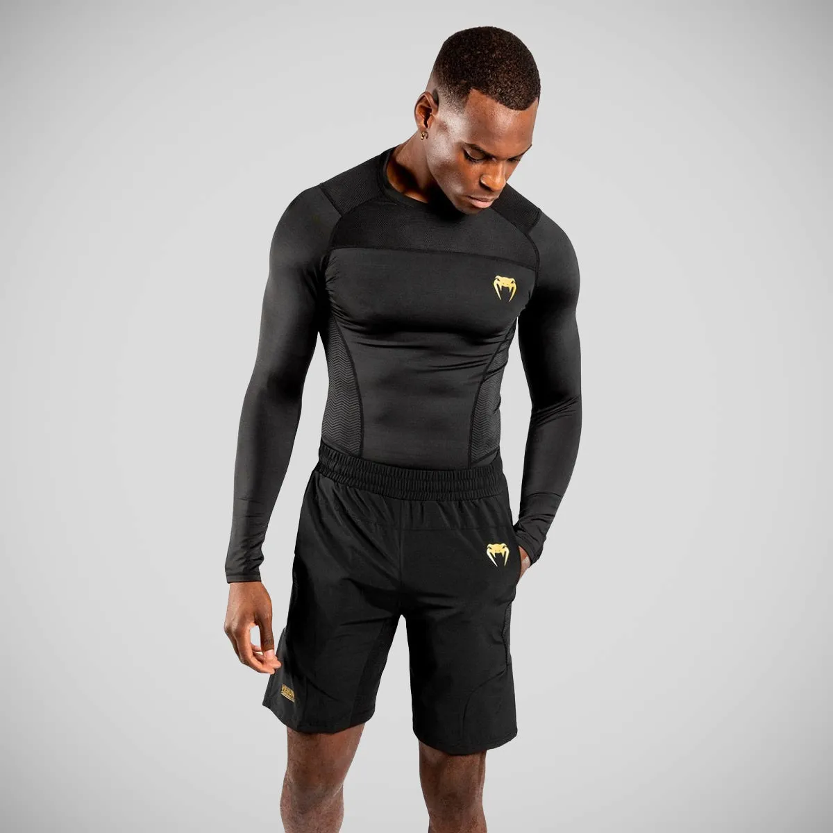 Venum G-Fit Training Shorts Black/Gold