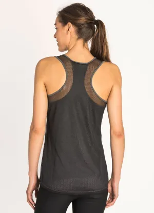 Vortex Netted Mesh Back Racerback Tank Top