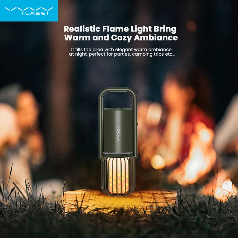 Vyvylabs X1 Flaming Multifunctional Outdoor Light Wireless Speaker   With Powerbank