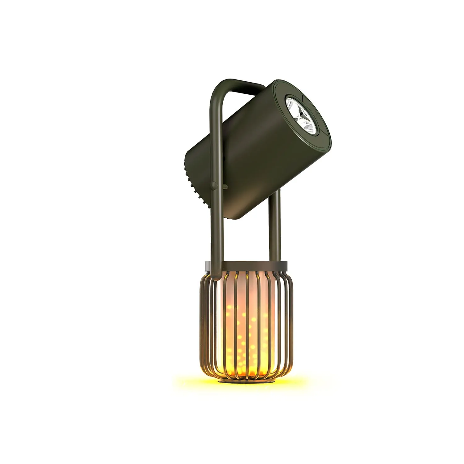 Vyvylabs X1 Flaming Multifunctional Outdoor Light Wireless Speaker   With Powerbank