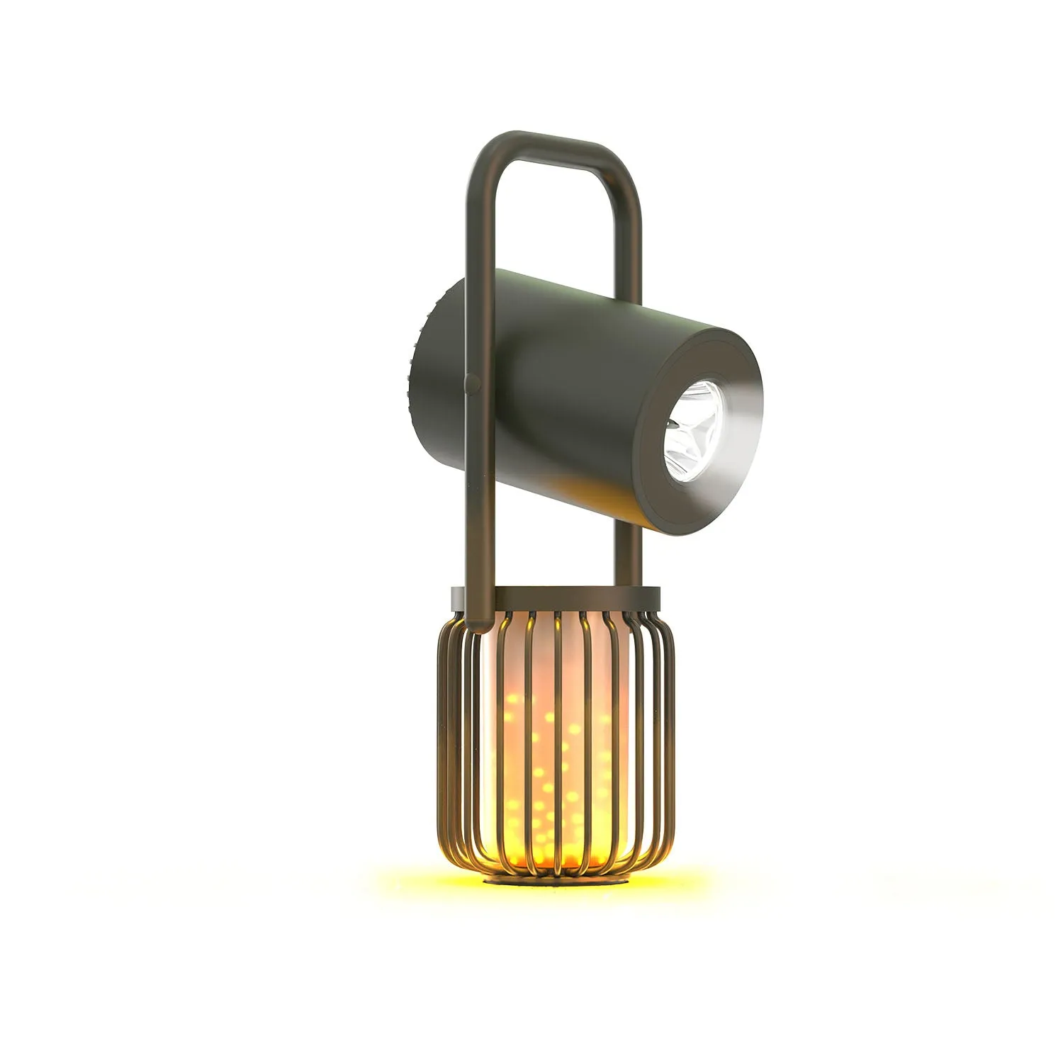Vyvylabs X1 Flaming Multifunctional Outdoor Light Wireless Speaker   With Powerbank
