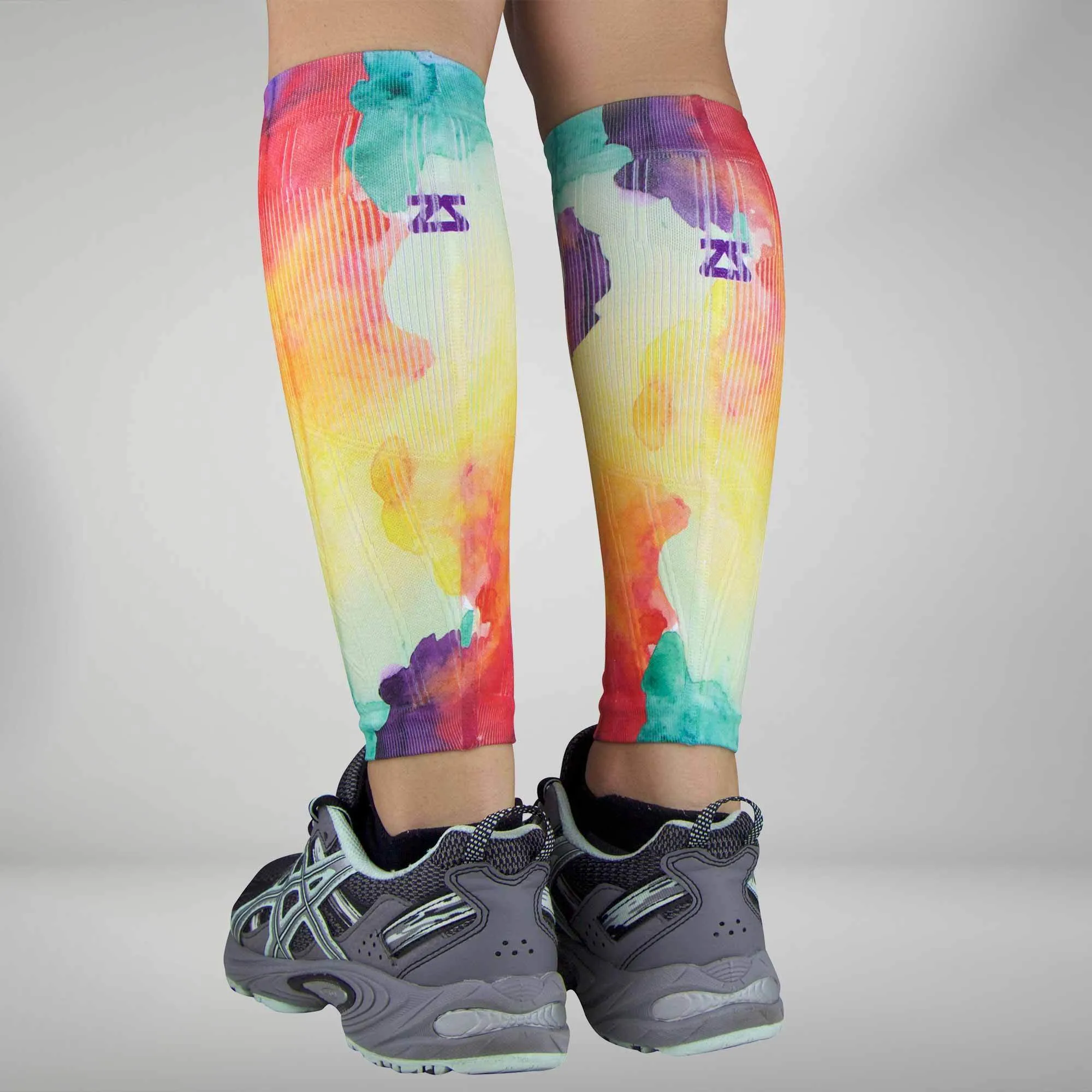 Watercolor Compression Leg Sleeves
