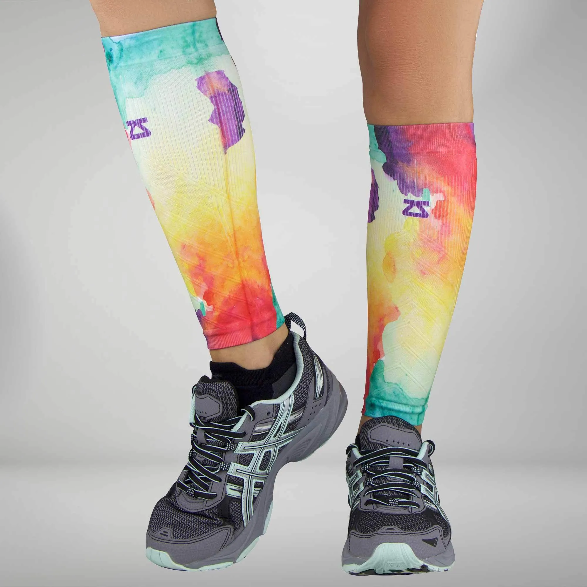 Watercolor Compression Leg Sleeves