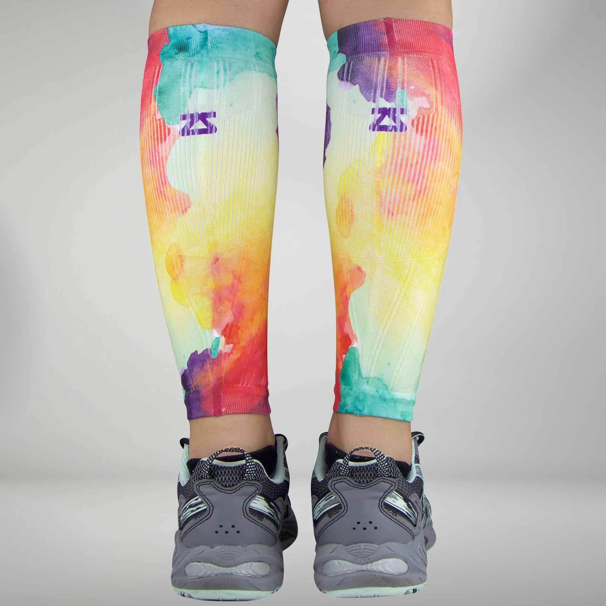Watercolor Compression Leg Sleeves