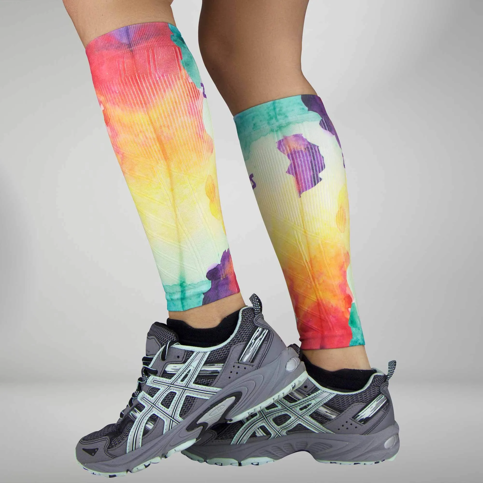 Watercolor Compression Leg Sleeves