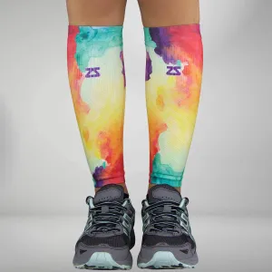 Watercolor Compression Leg Sleeves