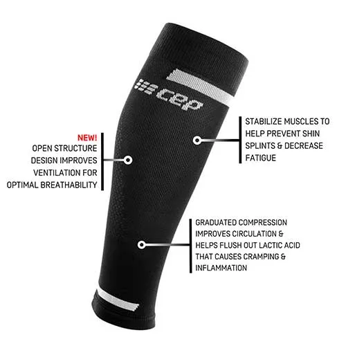 Women's The Run Compression Calf Sleeves 4.0 - Black